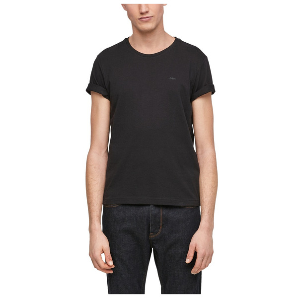 S. Oliver T-Shirts T-Shirt kurzarm schwarz