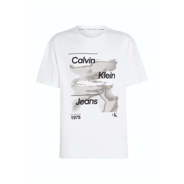 CK Jeans T-Shirts DIFFUSED LOGO TEE 