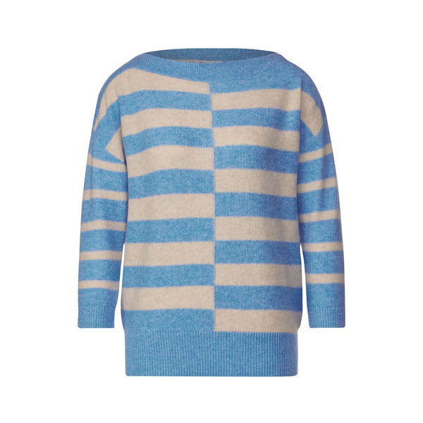 Street One Langarmshirts LTD QR striped u-boat sweater 