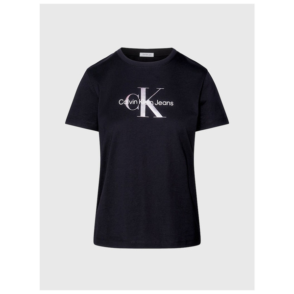 CK Jeans T-Shirts DIFFUSED MONOLOGO REGULAR TEE schwarz