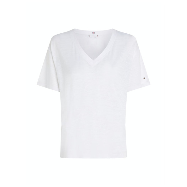 Tommy Hilfiger T-Shirts RLX LINEN LYOCELL V-NK SS 