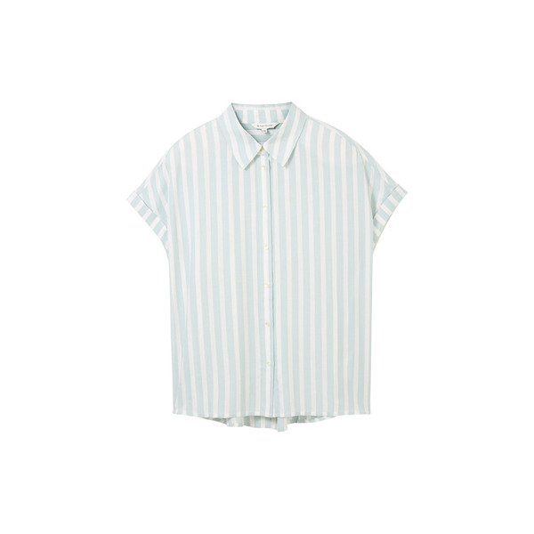 Tom Tailor Kurzarmblusen Striped short sleeve blouse 