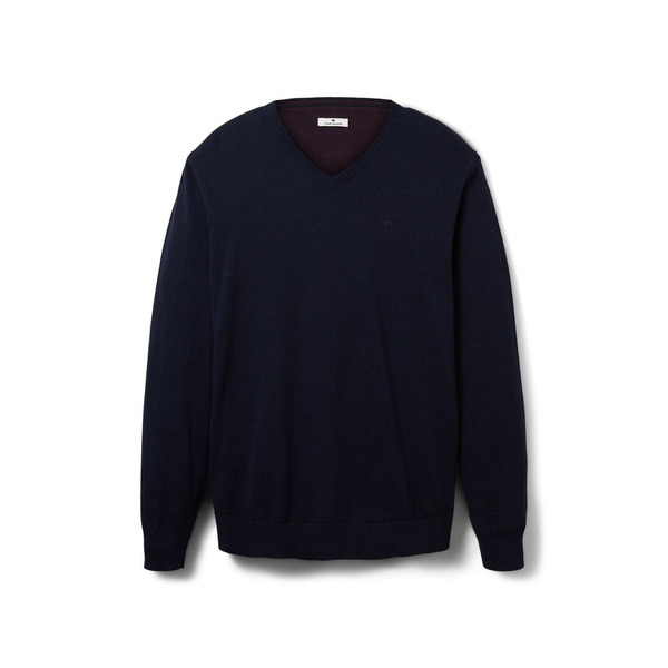 Tom Tailor Langarmshirts Basic v neck sweater 
