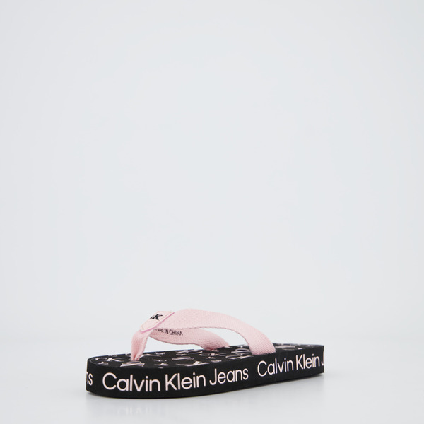 Calvin Klein Zehentrenner Infradito logo Rosa 