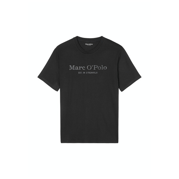 Marc o'Polo T-Shirts T-shirt, short sleeve, logo pr schwarz