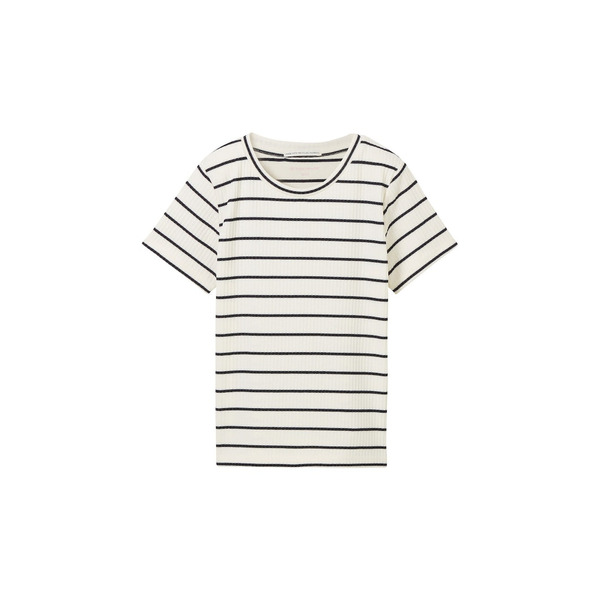 Tom Tailor Shirts & Tops Striped Rib T-shirt 