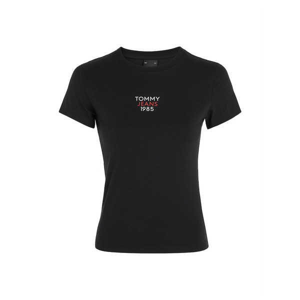 Tommy Jeans T-Shirts TJW SLIM ESSENTIAL LOGO 1 SS schwarz