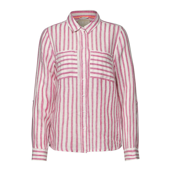 Street One Langarmblusen LS_Striped shirtcollar blouse 