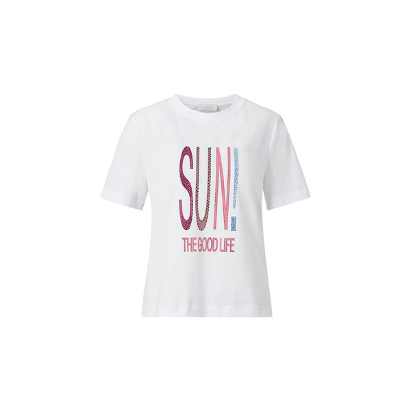 Rich & Royal T-Shirts Elegant Fit T-Shirt SUN Print 