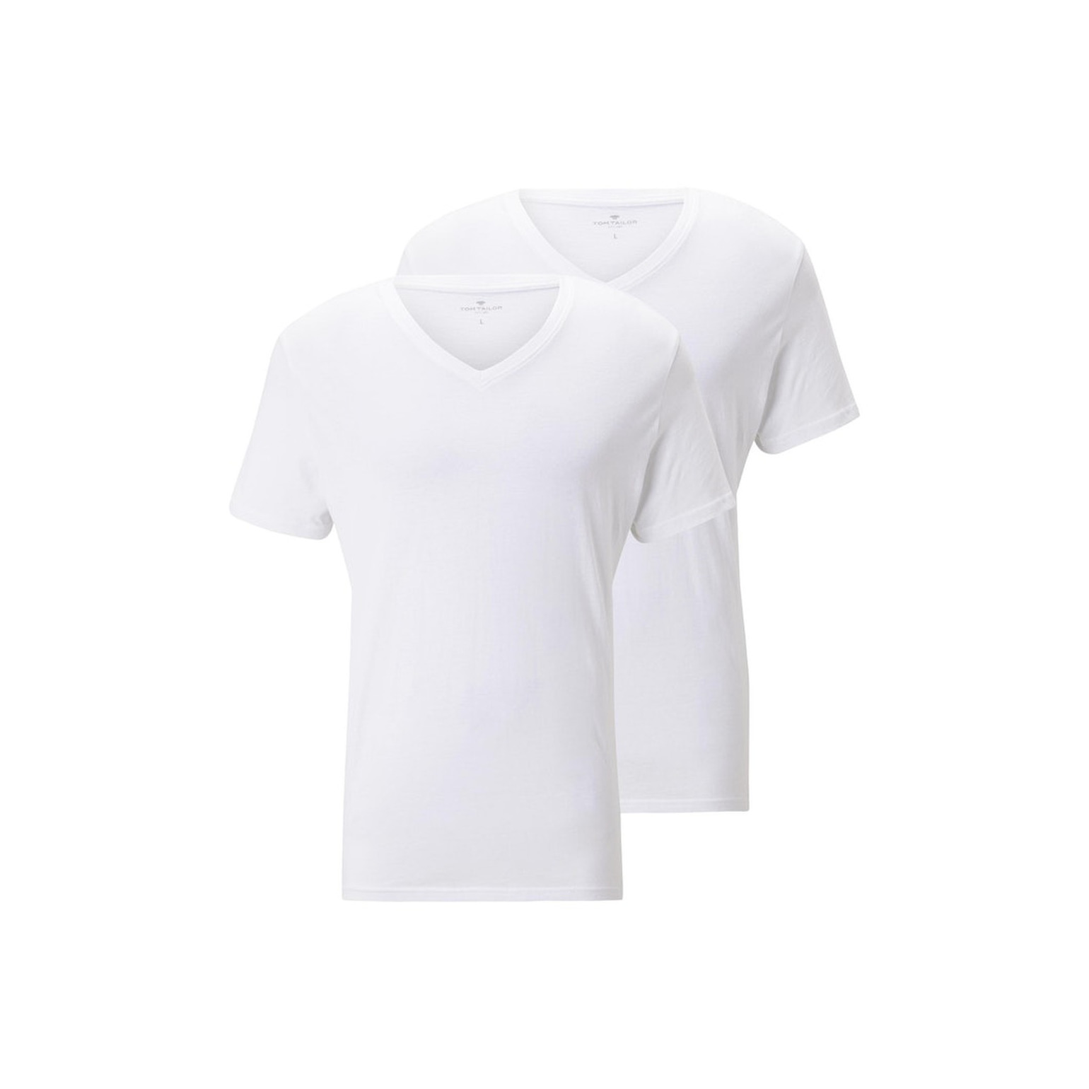 TOM TAILOR double pack v- neck tee Shirts | Schuh Mücke