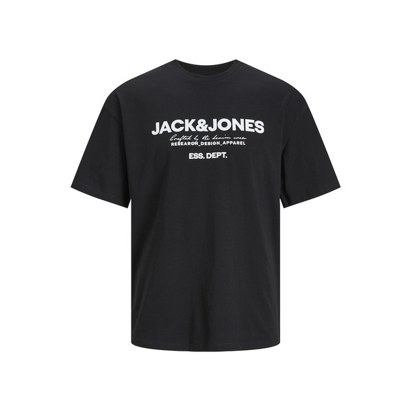Jack & Jones T-Shirts JJGALE TEE SS O-NECK LN schwarz