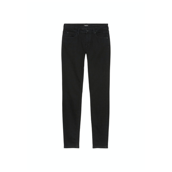 Marc o'Polo Jeans Denim Trouser, Regular Waist, schwarz